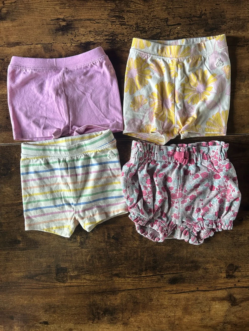 GAP + Old NavyMulti-Piece Girls Bottoms & Tops Lot in Pink, Blue, White, Yellow